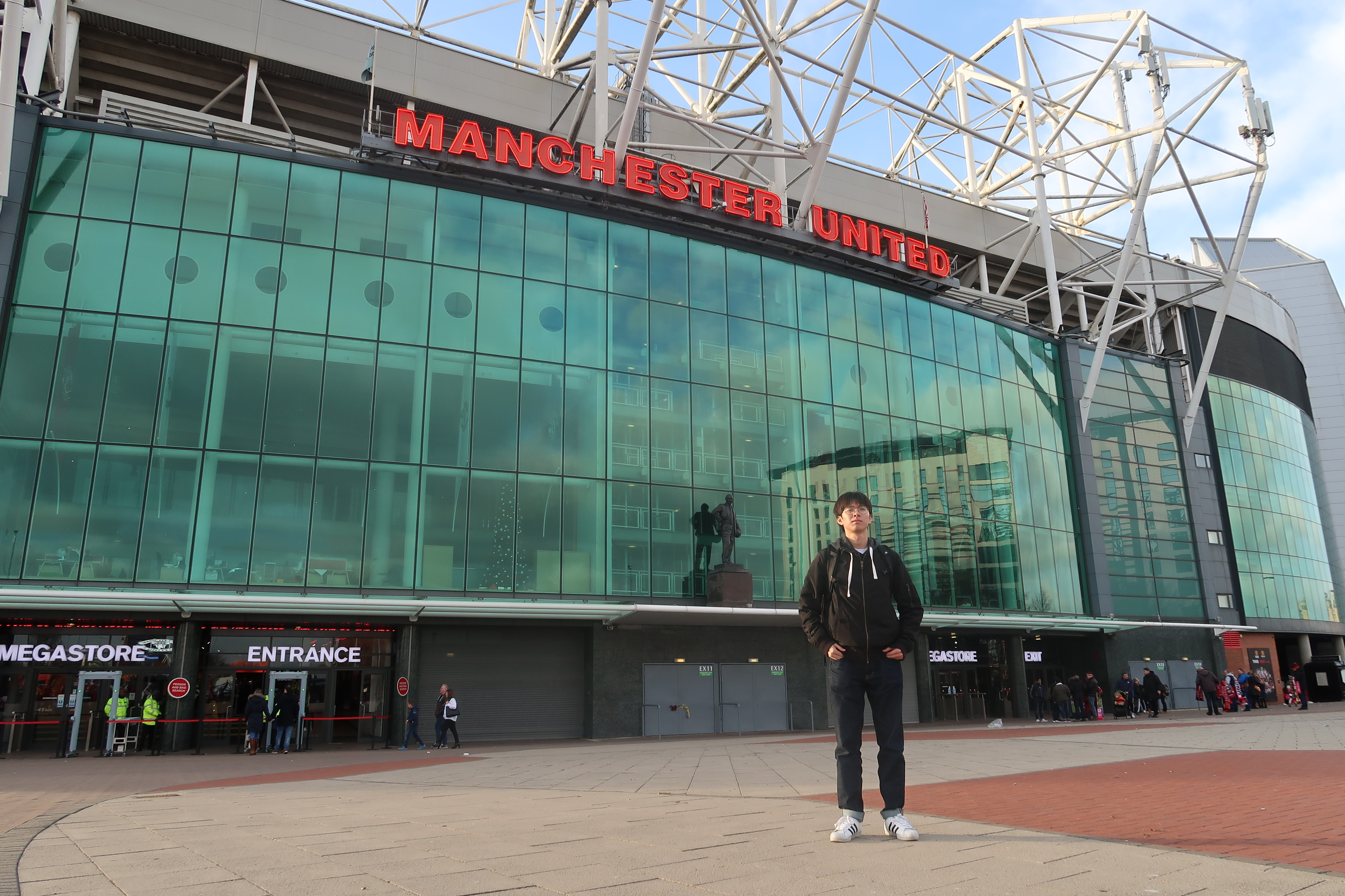 Me at Old Trafford